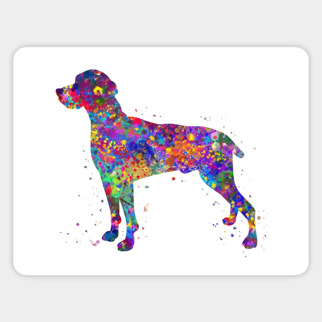 Weimaraner Dog Magnet by Yahya Art